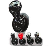 Couvercle de levier de démarrage en alliage avec fonction marche/arrêt à un bouton lisse et rembourrage de protection pour plus de longévité et de style tableau de bord (modèle général, noir)