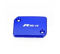 Couvercle De Liquide Frein Moto Couvercle Maître-Cylindre Bouchon Tasse D'huile Réservoir Liquide Frein Avant Moto pour YZF R15 V3 2017-2020 2019 2018(Blue)