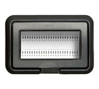 COUVERCLE DE LUMIÈRE IP55 4 POSTI COLORE GRIGIO 24604L