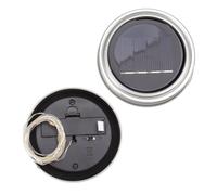Couvercle de lumières solaires pour bocaux Mason, 2 pièces, 20 LED, guirlande lumineuse féerique, lumières de lucioles solaires, couvercles pour bocaux normaux de 6.6 pieds