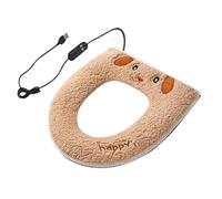 Couvercle de lunette de toilette - Alimenté par USB - Avec cinq niveaux de température - Pour la maison, l'hôtel, l'appartement, la maison de vacances, le camping, l'hiver