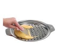 Couvercle de Machine à Spaetzle en Acier Inoxydable avec Grattoir Machine à Nouilles Aux Œufs Traditionnelle Allemande, Casserole,