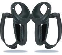 Couvercle de manette en silicone avec trou de batterie noir pour Meta Quest 3 & 3S