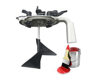 Couvercle de mélange de peinture - Couvercle d'agitation de pigments 30 x 10 cm, capuchon de fixation du mélangeur d'étanchéité, protection anti-éclaboussures robuste | Accessoire d'atelier industriel