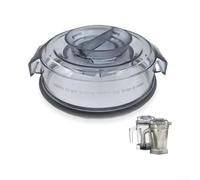 Couvercle de mélangeur de rechange pour Vitamix Ascent Series A2300 A2500 A3300 A3500-1,4 g 1,8 l avec capuchon amovible - Pièces de mixeur de cuisine grises sûres