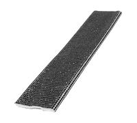 Couvercle de Microphone à Paillettes pour Poignée, Noir | Strass Décoratifs, Prise Confortable, Installation Simple, pour Micro Portable sans Fil, Style Chic
