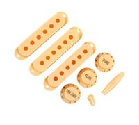 Couvercle de micros à simple bobine, boutons de guitare, couvercles électriques avec volume, contrôle de tonalité, support facile à installer