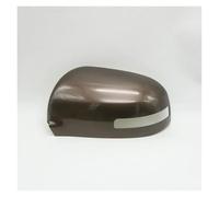 Couvercle De Miroir D'aile Pour Mitsubishi Pour Outlander 2013 2014 2015 2016 2017 2018 Couvercle Rétroviseur Extérieur Aile Porte Côté Coque Capuchon Boîtier(Brown left side)