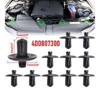 Couvercle De Moteur De Protection Pour Audi",Carénage De Capot,Clip De Panneau De Calandre,Rivet De Retenue Pour Audi A2 A4 A5 A8 Q3 Q5 S4 S5 S8 Tt Tts,"10x Car Religions #A