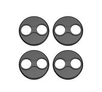 Couvercle de moteur en alliage d'aluminium pour DJI 4 Pro, 3 Pro et 3 SE - Protecteur, léger, 6,4 x 6,4 x 1,3 cm, protection d'hélice anti-choc (noir)