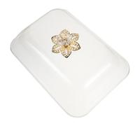 Couvercle de Moule à Gâteau Rectangulaire avec Poignée en Plastique | Transparent, Bord Poli, Léger et Empilable, pour Buffet, Pique-niques, Pâtisseries