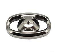 Couvercle de moulinet de pêche pour Daiwa existe pour Lt Salamandura Prorex V pour Crossfire pour Lt Ichigeki Exceler Bouchon latéral en métal Finition grise (1 pièce)