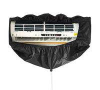 Couvercle De Nettoyage De Climatiseur, Couvercle Anti-Poussière en PVC Étanche avec Corde Élastique Et Tuyau d'eau pour Climatisation 2P, Moins De 1M,Noir