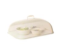 Couvercle de Nourriture 1pc Household Vegetable Cover Square Stainless Steel Food Cover Breathable Meal Accessories(Square White)
