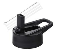 Couvercle de paille à large goulot - Compatible avec les bouteilles d'eau Hydro Flask - Couvercle de rechange pour transport facile