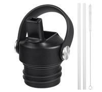 Couvercle de paille DBIW compatible avec les couvercles Hydroflask avec paille de 680 ml, ouverture standard, compatible avec les bouteilles d'ea