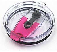 Couvercle de paille pour gobelet Couvercle de protection pour bouteille en Pp de qualité alimentaire Accessoires de rechange Red Rose