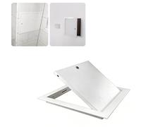 Couvercle de panneau d'accès for cloisons sèches/plafond/mur/grenier en métal blanc, for salle de bain, cuisine, Loft, panneau d'inspection multifonction(300x300mm/11.8x11.8in)
