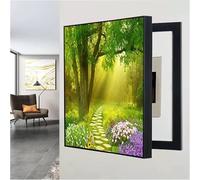 Couvercle de panneau électrique - Boîte à fusibles décorative amovible, boîte de compteur électrique cachée, 50 x 60 cm