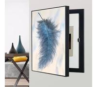 Couvercle de panneau électrique - Boîte à fusibles décorative amovible, boîte de compteur électrique cachée, 50 x 60 cm