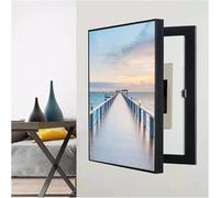 Couvercle de panneau électrique - Boîte à fusibles décorative amovible, boîte de compteur électrique cachée, 50 x 60 cm