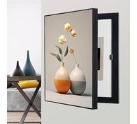 Couvercle de panneau électrique - Boîte à fusibles décorative amovible, boîte de compteur électrique cachée, 50 x 60 cm