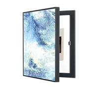 Couvercle de panneau électrique, boîte de distribution décorative pour compteur électrique, cache et améliore l'apparence du compteur avec un design élégant