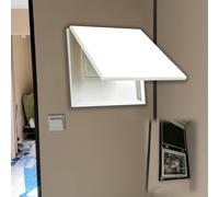 Couvercle de Panneau électrique, Couvercle de Panneau électrique uni, Couvercle de Panneau de disjoncteur, Couvercle de Protection pour boîte à fusibles, Panneau électrique intérieur (Blanc,