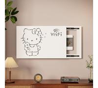 Couvercle De Panneau Électrique Mural, Armoire De Couverture De Boîte À Fusibles, PVC Cache Tableau Electrique Decoratif, pour la Décoration Murale d'un Hôtel DIY(White 6,60 * 50cm/23.6 * 19.7in)