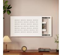 Couvercle De Panneau Électrique Mural, Armoire De Couverture De Boîte À Fusibles, PVC Cache Tableau Electrique Decoratif, pour la Décoration Murale d'un Hôtel DIY(White 2,40 * 30cm/15.7 * 11.8in)