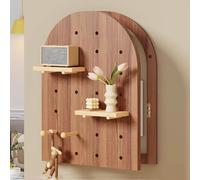 Couvercle De Panneau Électrique Mural, Armoire De Couverture De Boîte, pour la Décoration Murale D'un Hôtel DIY, for Salons, Dortoirs Et Hôtels(Brown,30 * 52cm/11 * 20in)