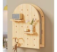 Couvercle De Panneau Électrique Mural, Armoire De Couverture De Boîte, pour la Décoration Murale D'un Hôtel DIY, for Salons, Dortoirs Et Hôtels(Wood,30 * 52cm/11 * 20in)