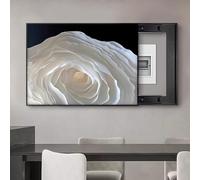Couvercle De Panneau Électrique Mural, Électrique Décoratif Intérieur Cacher Le Compteur, pour Coffret de Distribution Caché Démontable(Black 6,45 * 35cm/17.7 * 13.7in)