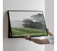 Couvercle De Panneau Électrique Mural, Peinture Décorative De Boîte De Compteur Électrique Cachée, Coffret D'habillage Tableau Électrique Décorative Peinture(Black 6,60 * 50cm/23.6 * 19.7in)