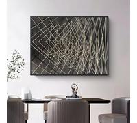 Couvercle De Panneau Électrique Mural, Peinture Décorative De Boîte De Compteur Électrique Cachée, pour Coffret de Distribution Caché Démontable(Black 4,40 * 30cm/15.7 * 11.8in)