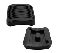 Couvercle de Pédale d'embrayage Kit Couvercle Frein Et D'embrayage En Caoutchouc Noir, Protection Antidérapante, Pour Jeep, Pour Wrangler YJ TJ, Pour Cherokee XJ 52002750 Pédales De Voiture