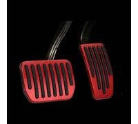 Couvercle De Pédales Antidérapant, Accessoires, Tapis Repose-pieds Frein À Gaz Et Carburant Pour Tesla Pour Modèle 3 Y 2023 2022 2017 couvre-pédale d'accélérateur(Rosso)