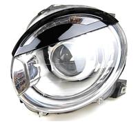 Couvercle De Phare Angry Eye en ABS Noir Brillant Et Noir Mat pour Fiat pour 500 pour Abarth pour 595 pour 695 Phare Avant Voiture(Glossy Black)