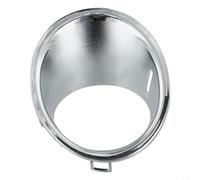 Couvercle de phare antibrouillard chromé pour Mini Cooper R55 R56 R57 2007-2011, cadre de phare antibrouillard en plastique ABS pare-chocs avant, montage facile résistant aux intempéries argent OE