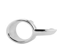 Couvercle de Phare Antibrouillard en Plastique ABS Haute Résistance avec Chromage, Lunette de Phare Antibrouillard de Pare-Chocs Avant pour 208, 2012-2018 (OE Gauche : 1608110880)