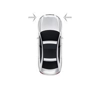Couvercle de phare avant de voiture, transparent, gauche/droite, accessoires de voiture compatibles avec Audi A6L C5 2003 2004 2005(Left right)