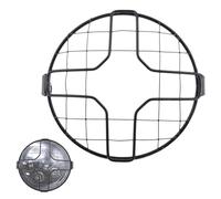 Couvercle de phare de moto - Grille de phare en maille métallique | Protection ronde pour phare de moto, décoration vintage pour phares à LED, durable et élégant accessoire de moto (16,5 cm)