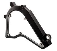 Couvercle de Pignon Avant de Moto Transparent Protecteur Accessoires de Carénage en Aluminium pour Duke 250/390 2017-2019 2 Coloris (Noir)