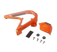 Couvercle de Pignon Avant de Moto Transparent Protecteur de Chaîne Ornements de Carénage en Aluminium pour 790 Duke 2018-2020 pour 890 Duke R 2020 (Orange)