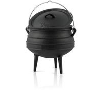 BBQ-Toro Potjie #3 avec pieds | 8 litres | Chaudron de sorcière en fonte | Pot de cuisson en fonte | Four néerlaandais sud-africain