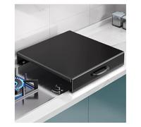 Couvercle de plaque cuisson à gaz, support cuisinière, légère, chapeaux brûleur, cuisine for, évier camping-car électrique(Black,35x45x9cm)