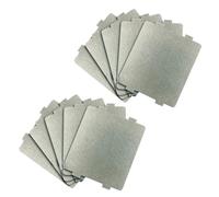 Couvercle de plaque micro-ondes, feuille universelle, Guide d'onde, plaques guide, accessoires(10Pcs yellow)