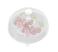 Couvercle de plat pour micro-ondes - Couvercle de transparent avec ouvertures d'aération, Protecteur anti-éclaboussures perforé, Housse de protection de four, Accessoire de cuisine |