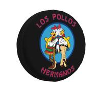 Couvercle De Pneu De Rechange Pour Jeep Wrangler Los Pollos Hermanos Poulet Frères 4x4 Suv,Protecteur De Roues De Voiture - Type 16 Inch #E