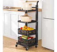 Couvercle de poêle blanc - Rangement de placard de cuisine avec tiroir, étagère d'angle, support de casserole, 5 planches et 1 panier, économiseur d'espace efficace pour comptoir de cuisine